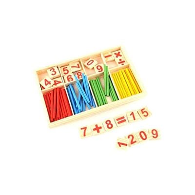 Counting Sticks Education Wooden Toys 23x2.2x15cm