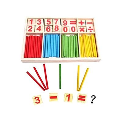 Counting Sticks Education Wooden Toys 23x2.2x15cm