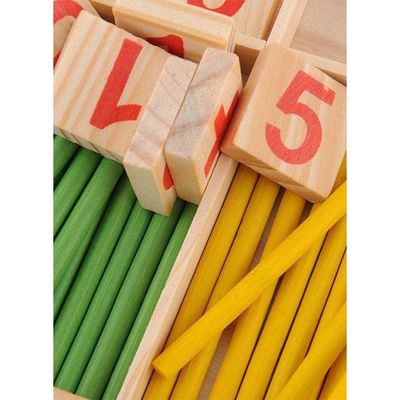 Counting Sticks Education Wooden Toys 23x2.2x15cm