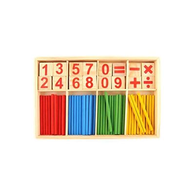 Counting Sticks Education Wooden Toys 23x2.2x15cm