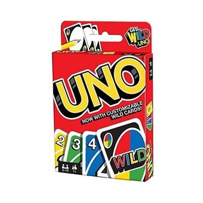 UNO Card Game Customizable with Wild Cards 1x5inch
