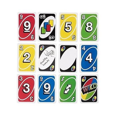 UNO Card Game Customizable with Wild Cards 1x5inch