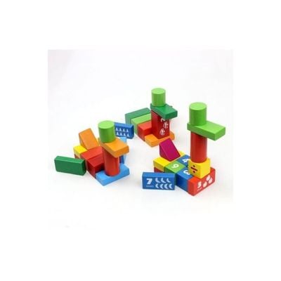 50-Piece Numbers Stacking Blocks Set