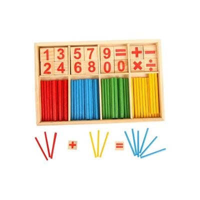 Wooden Counting  Stick Early Learning Mathematical Toy