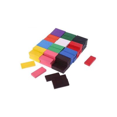 120-Piece Wooden Domino's Racing Game Blocks Set