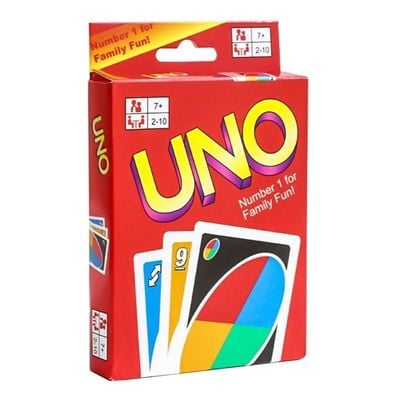 Uno Family Fun Card Game 8.8 x 5.6centimeter