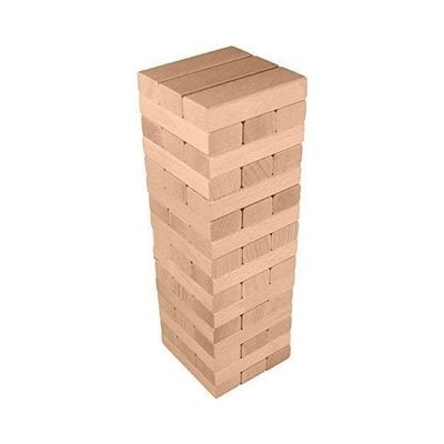 48-Piece Tumbling Tower Wood Block Stacking Game