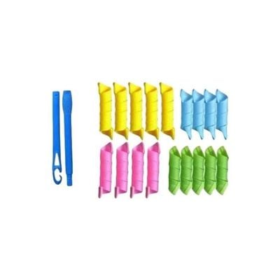 20-Piece Magic Leverag Hair Curler Set Multicolour 23.8x22x4.7cm