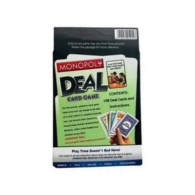 Monopoly Deal Card Game With Family 22x39cm