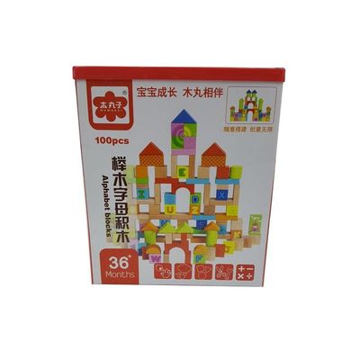 100-Piece Alphabet Block Set 3+ Years