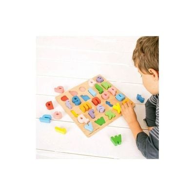 Wooden English Small Letters Puzzle Toy B07FB4TSV9