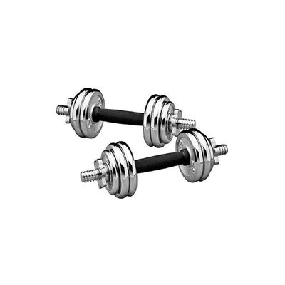 Chrome Dumbbell Set 15kg