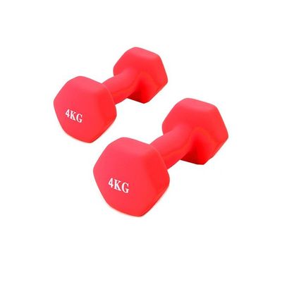 2-Piece Hexagon Dumbbell Set 4kg