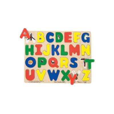 26-Piece See-Inside ABC Large Wooden Puzzle