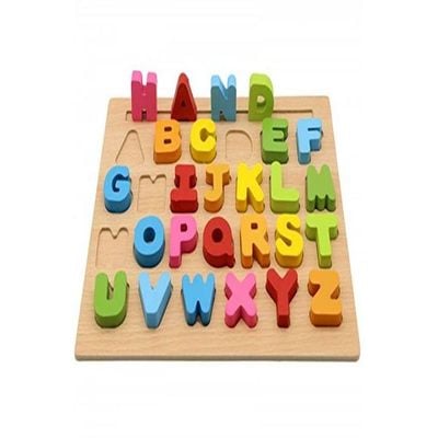 English Alphabet Wooden Block Set