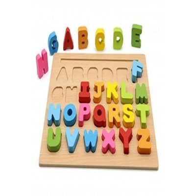 English Alphabet Wooden Block Set