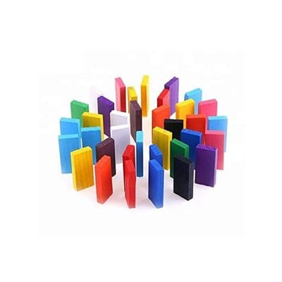Colorful Assembling Building Blocks Dominoes Early Education Toys For Children 3+ Years