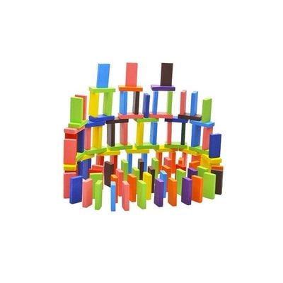 Colorful Assembling Building Blocks Dominoes Early Education Toys For Children 3+ Years