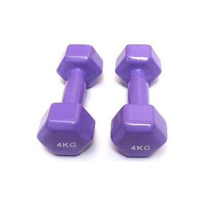 2-Piece Dumbbell Vinyl 4kg