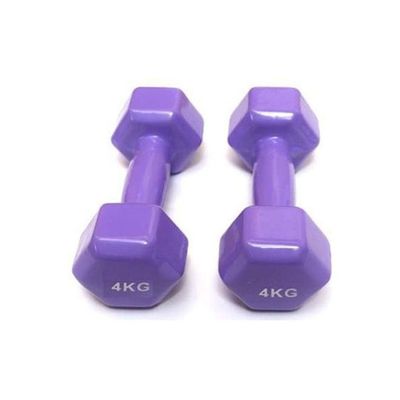 Double Dumbbells Vinyl 4 kg-Set Of 2 Pieces