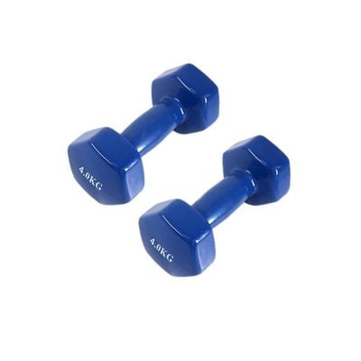 Hexagonal Dumbbell Set 2 x 4kg