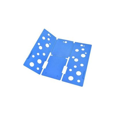 Adjustable Clothes Folder With Towel Clips Blue