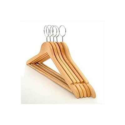 Anti Theft Hanger With Security Hook Pack Of 5 Beige