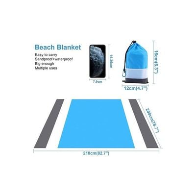 Sand Proof Beach Mat (Assorted Colors)