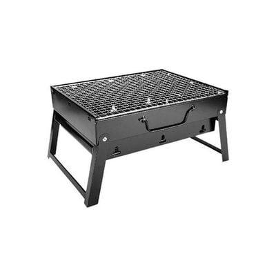 Portable BBQ Charcoal Grill Black 36A—29A—6.8cm