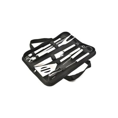 5-Piece BBQ Tool Set Silver