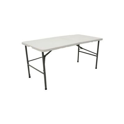 Plastic Foldable Table White/Black