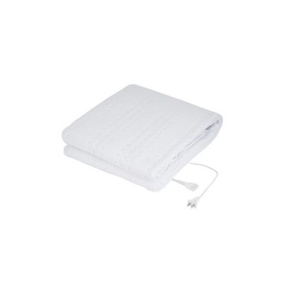 Electric Heated Blanket Cotton White 80x150cm