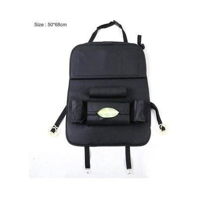 Auto Storage Pockets Vehicle Bags Back Seat Hanging Bag Multi Pocket Bottle Cup Tissue Box Holder