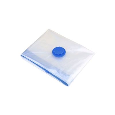 Vacuum Seal Compressed Organizer Transparent&Blue 24.5x18x3cm