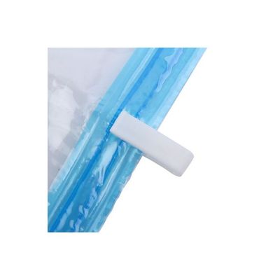 Large Vacuum Seal Compressed Organizer Transparent&Blue 24.5x18x3cm