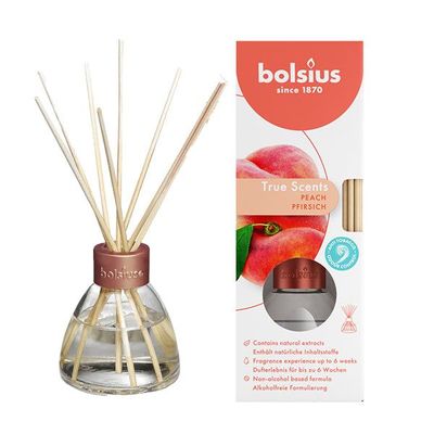 Bolsius True Scents Anti-Tobacco Peach Fragrance Diffuser, 45ml