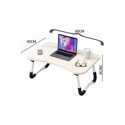 Foldable Bed Laptop Table Light colour