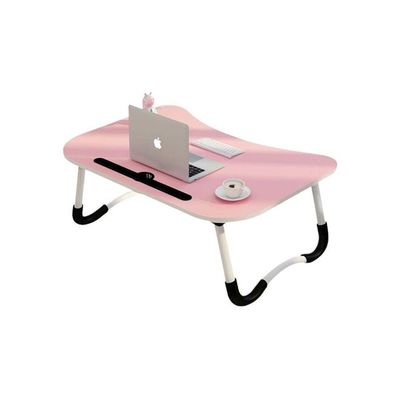 Multipurpose Laptop And Tablet Table Pink