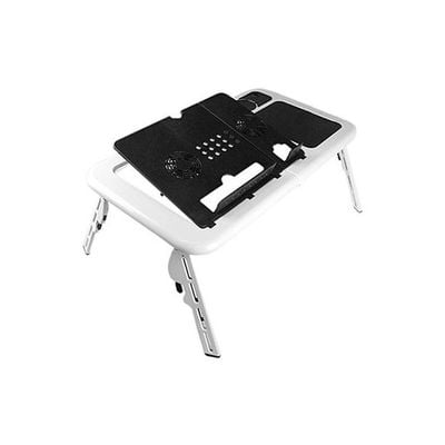 E Table For Laptops White