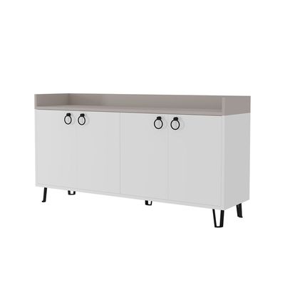 Mourah Dea Console - White/Light Mocha - 2 Years Warranty