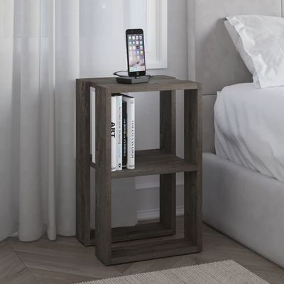 Mourah Lonie Nightstand - Dark Coffee - 2 Years Warranty