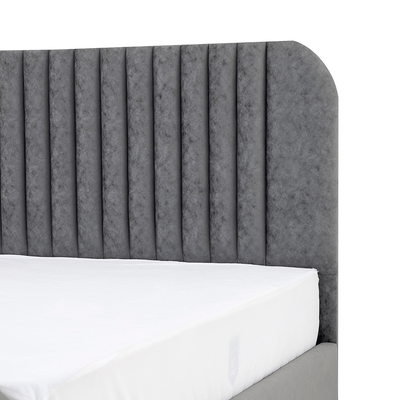 Alana 200x200 Super King Platform Bed - Grey