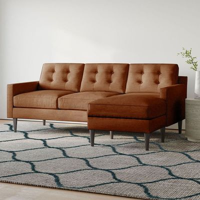 Boskone 3 Seater Sectional Sofa - Brown