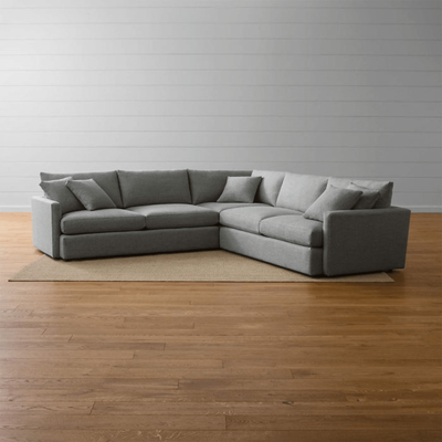 Queen 5 Seater Sectional Sofa - Grey
