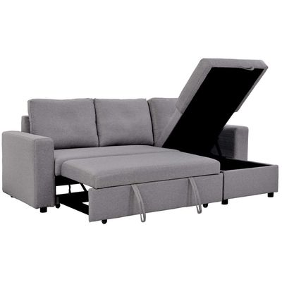 أريكة سرير ديوان 3 مقاعد من هانتر - بيج فاتح