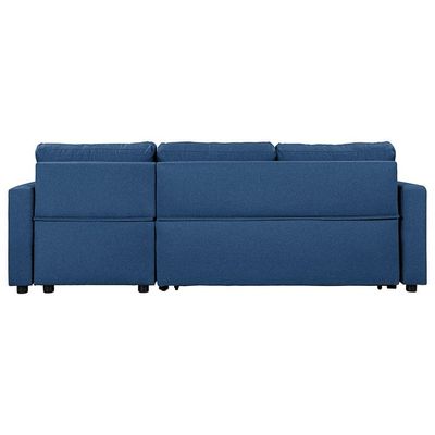 Hunter 3 Seater Diwan Sofa Cum Bed - Blue
