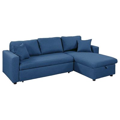 Hunter 3 Seater Diwan Sofa Cum Bed - Blue
