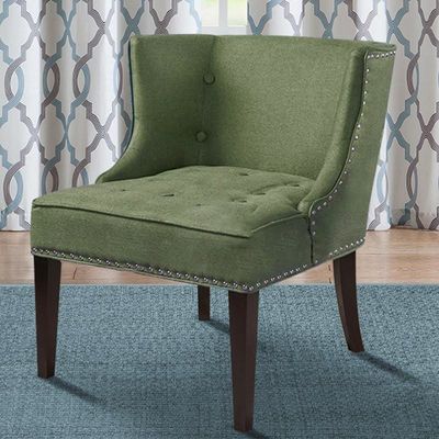 Smooth Prime 1 Seater Fabric Sofa - Green