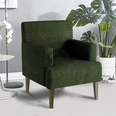 Cochrane 1 Seater Fabric Sofa - Green