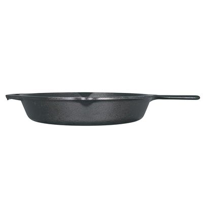 Lodge Pre-Seasoned Cast Iron Round Skillet/Frying Pan 30.5 Cm - Black